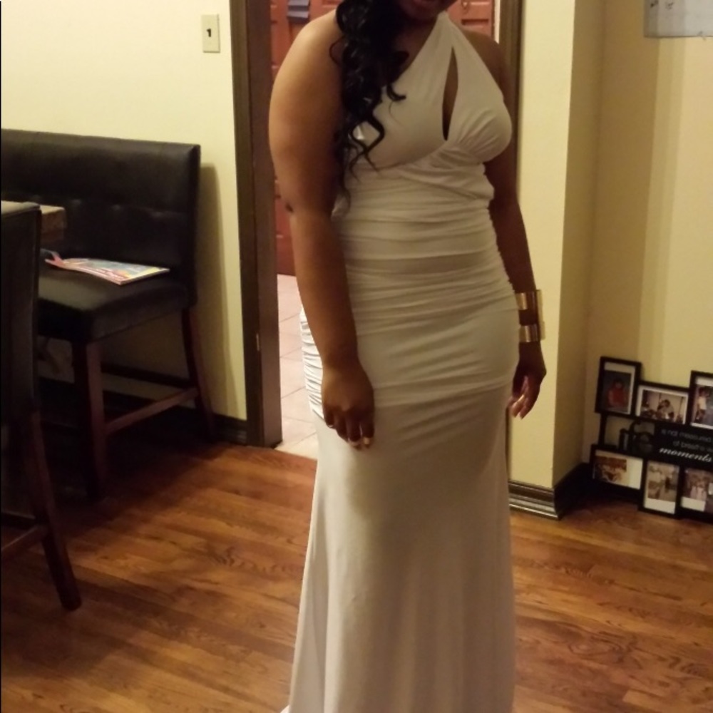 Goddess like prom dress